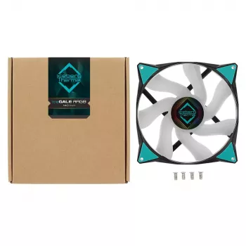 Ventilátor Iceberg Thermal IceGALE ARGB 14 cm čierny