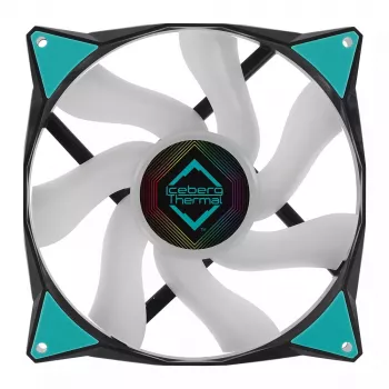Ventilátor Iceberg Thermal IceGALE ARGB 14 cm čierny