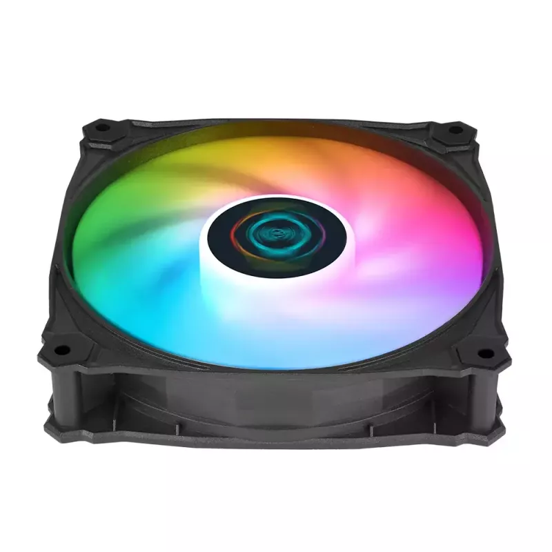 Ventilátor Iceberg Thermal IceGALE Lightning ARGB 12 cm čierny 3 kusy