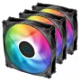 Ventilátor Iceberg Thermal IceGALE Lightning ARGB 12 cm čierny 3 kusy