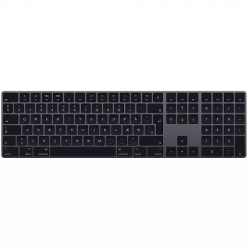Klávesnica Apple Magic Keyboard Universal Bluetooth QWERTY dánska sivá