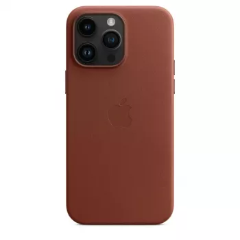 Kožené MagSafe puzdro pre iPhone 14 Pro Max od Apple — hnedá, pre 6,7-palcový displej
