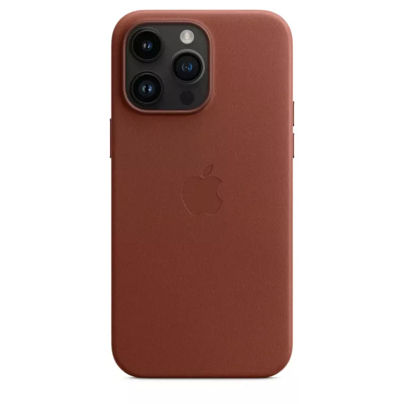 Kožené MagSafe puzdro pre iPhone 14 Pro Max od Apple — hnedá, pre 6,7-palcový displej