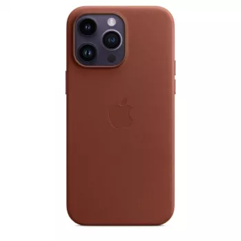 Kožené MagSafe puzdro pre iPhone 14 Pro Max od Apple — hnedá, pre 6,7-palcový displej