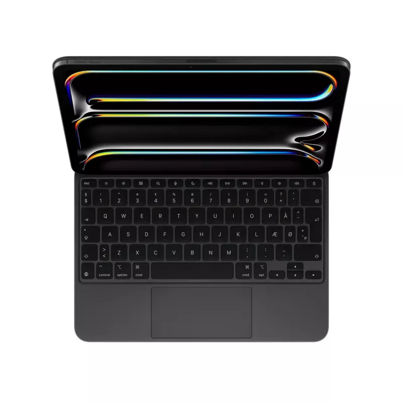 Apple Magic Keyboard QWERTY dánska čierna Wireless Trackpad pre iPad Pro 11-palcový