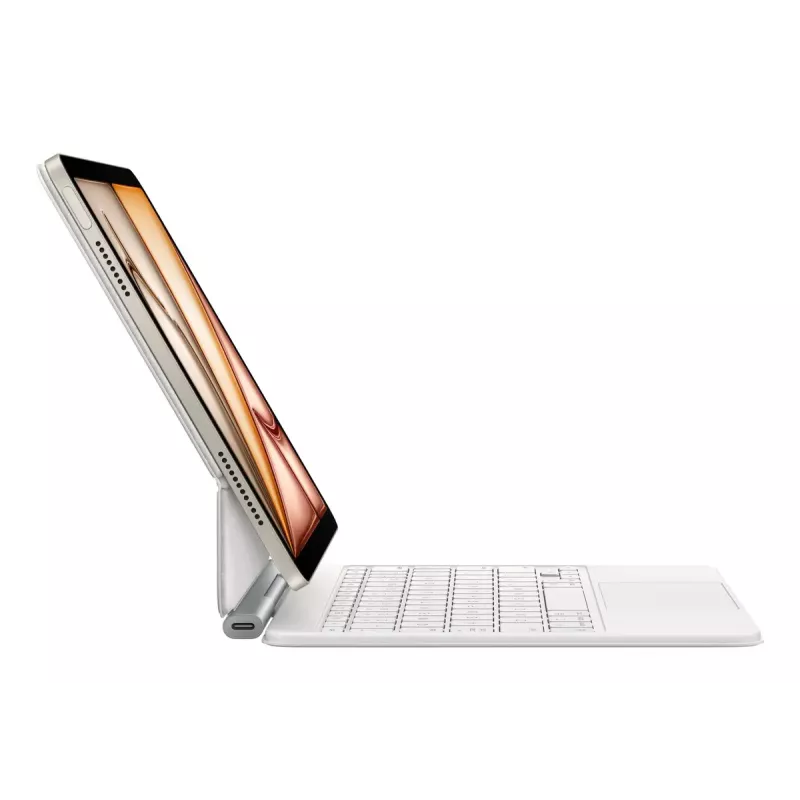 Apple Magic Keyboard QWERTY dánska biela s trackpadom