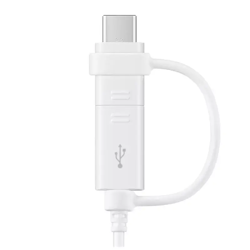 USB kábel Samsung EP-DG930 1,5 m USB-A USB-C/Micro-USB-B biely