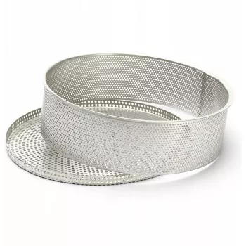 Perforovaná okrúhla forma na pečenie de Buyer DB3213-20, Ø 20 cm, výška 6,5 cm