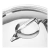 Pokrievka na hrniec de Buyer 3709.24N, okrúhla, nehrdzavejúca oceľ, priemer 24 cm