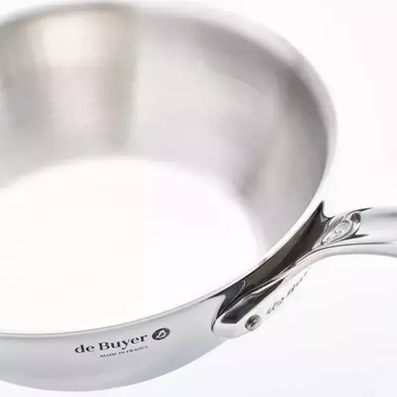 Sauté panvica de Buyer 3736.24 okrúhla nehrdzavejúca oceľ 24 cm