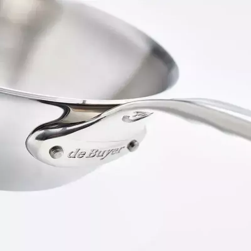 Sauté panvica de Buyer 3736.24 okrúhla nehrdzavejúca oceľ 24 cm