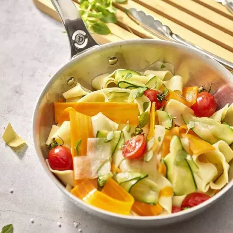 Sauté panvica de Buyer 3736.24 okrúhla nehrdzavejúca oceľ 24 cm