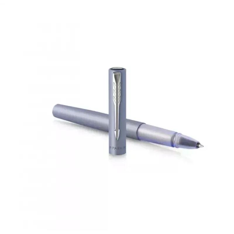 Pero Parker Vector XL modrá strieborná nehrdzavejúca oceľ