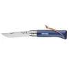 Vreckový nôž Opinel N°08 Camper/Scout modrý dĺžka čepele 8,5 cm