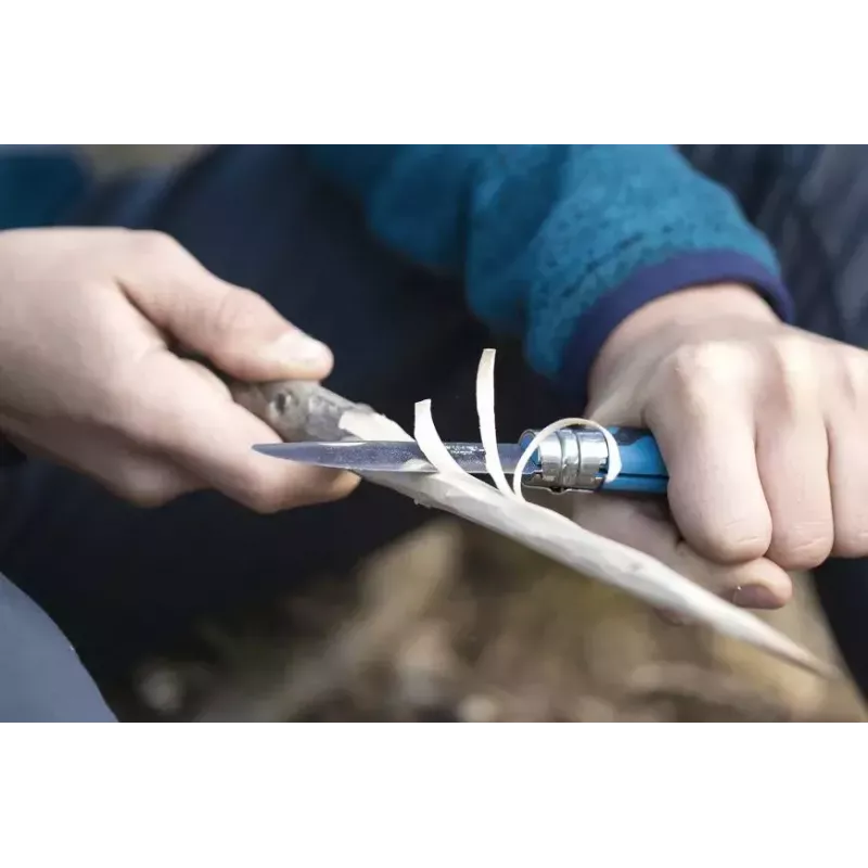 Nôž Opinel N°07 Camper/scout modrý 001898 zatváracia čepeľ