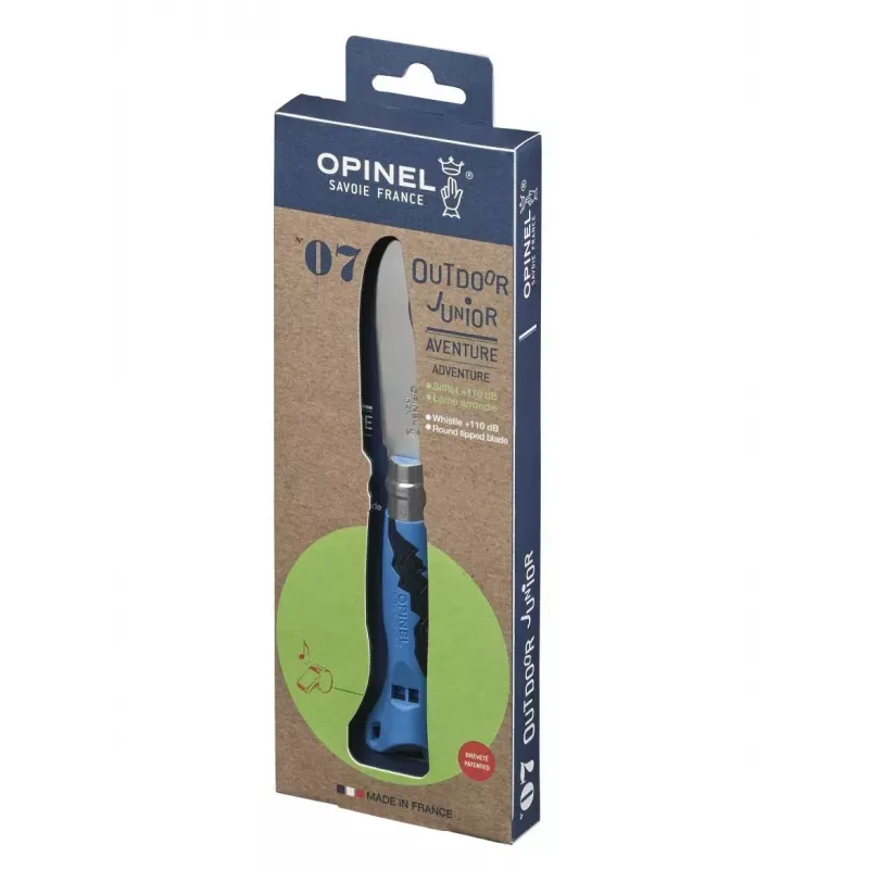 Nôž Opinel N°07 Camper/scout modrý 001898 zatváracia čepeľ