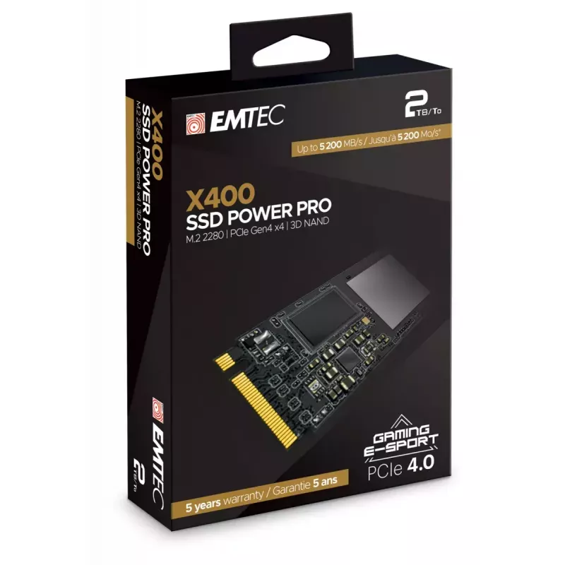 SSD disk Emtec 2 TB M.2 PCI Express 4.0 NVMe X400