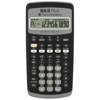 Finančná kalkulačka Texas Instruments BA-II Plus Pocket čierna