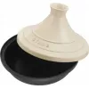 Liatinová tagine Staub 20 cm okrúhla krémová, model 40509-394