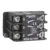 Pomocný kontakt Schneider Electric XENG1191, čierny, modul pomocného kontaktu
