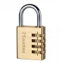 Kombinačný zámok MASTER LOCK 40 mm mosadzný vzhľad samonastaviteľný