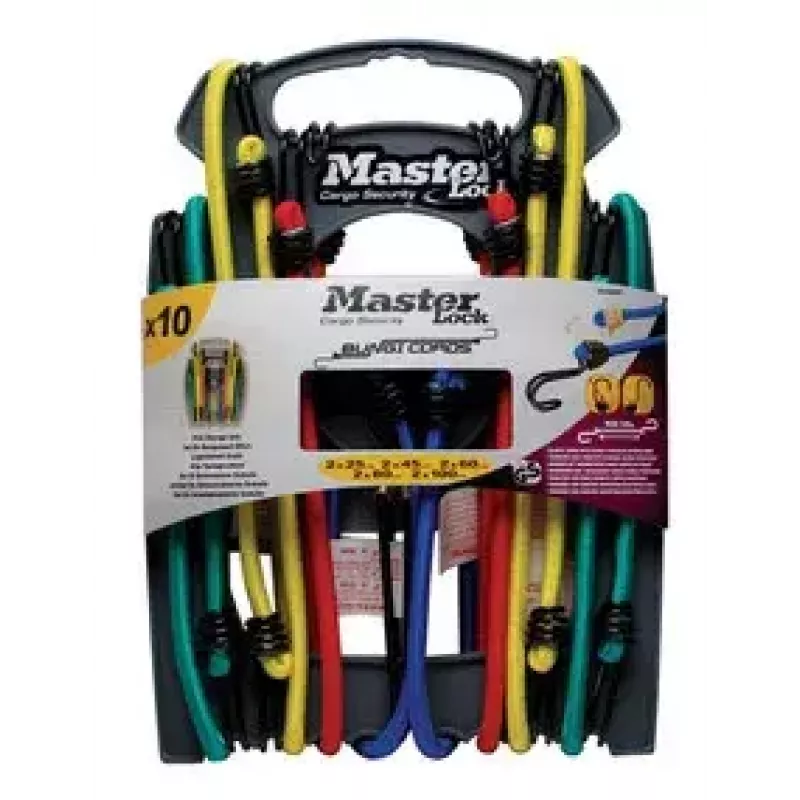 Upínací popruh MASTER LOCK Reverse Twin Wire set viacfarebný 10 ks