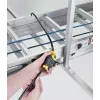 Nastaviteľné bezpečnostné lanko Python MASTER LOCK 1,8 m x 10 mm čierna žltá