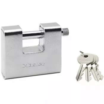 Visací zámok MASTER LOCK 680EURD 80 mm kalená oceľ, obalený strmeň