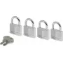 Visací zámok MASTERLOCK 9140EURQNOP 40 mm — set 4 visacích zámkov s mosadzným telom a číselnou kombináciou