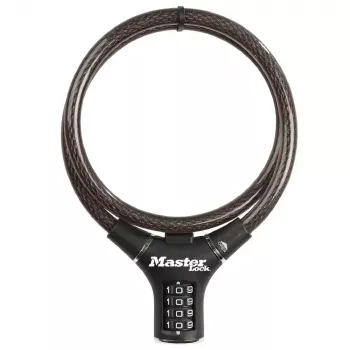 Káblový zámok MASTER LOCK 8229EURDPRO čierna 0,9 m