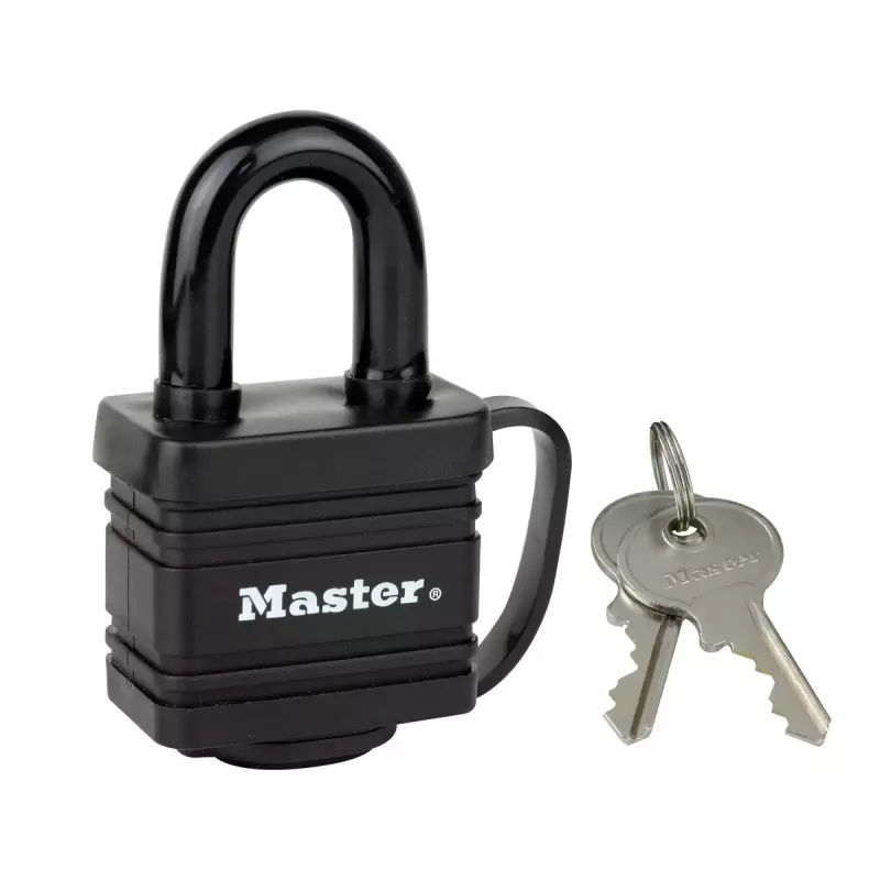 Visací zámok MASTER LOCK 7804EURT 2 x 40 mm laminovaná oceľ čierny