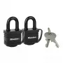 Visací zámok MASTER LOCK 7804EURT 2 x 40 mm laminovaná oceľ čierny