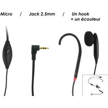 Slúchadlá Geemarc CL Hook 5