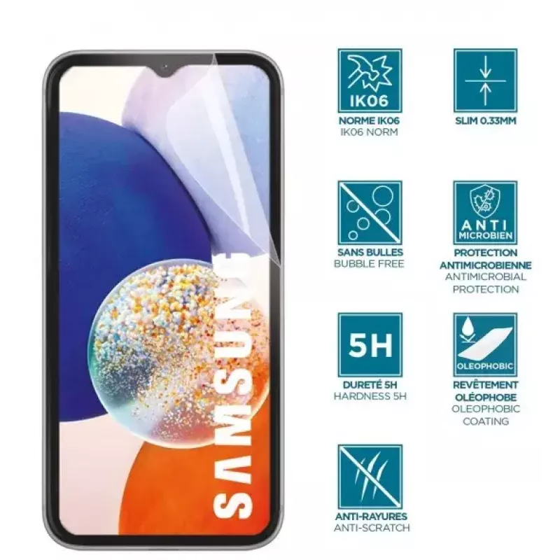 Ochrana displeja Mobilis 036289 Samsung Galaxy A14 4G 5G transparentná