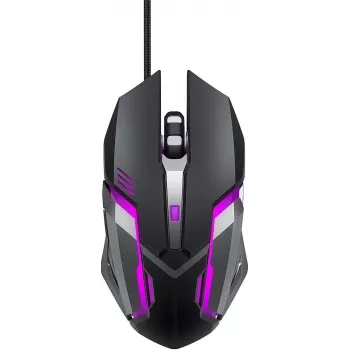 Drôtová herná myš Lexip KIRU.X — ergonomický USB konektor, optický senzor