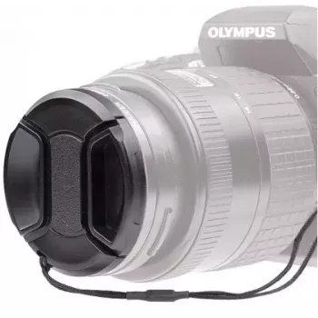 Krytka objektívu KAISER 6835 pre digitálny fotoaparát, plast, priemer 5,5 cm, čierna