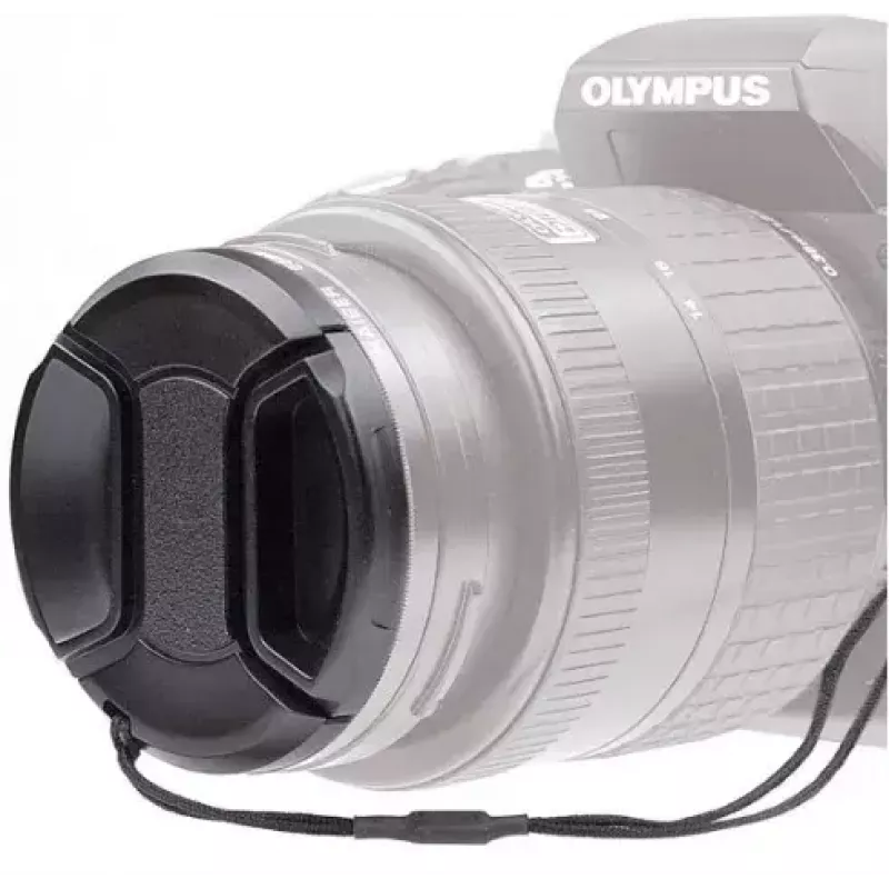 Krytka objektívu KAISER 6835 pre digitálny fotoaparát, plast, priemer 5,5 cm, čierna