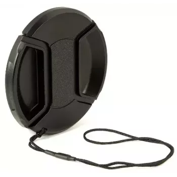 Krytka objektívu KAISER 6835 pre digitálny fotoaparát, plast, priemer 5,5 cm, čierna