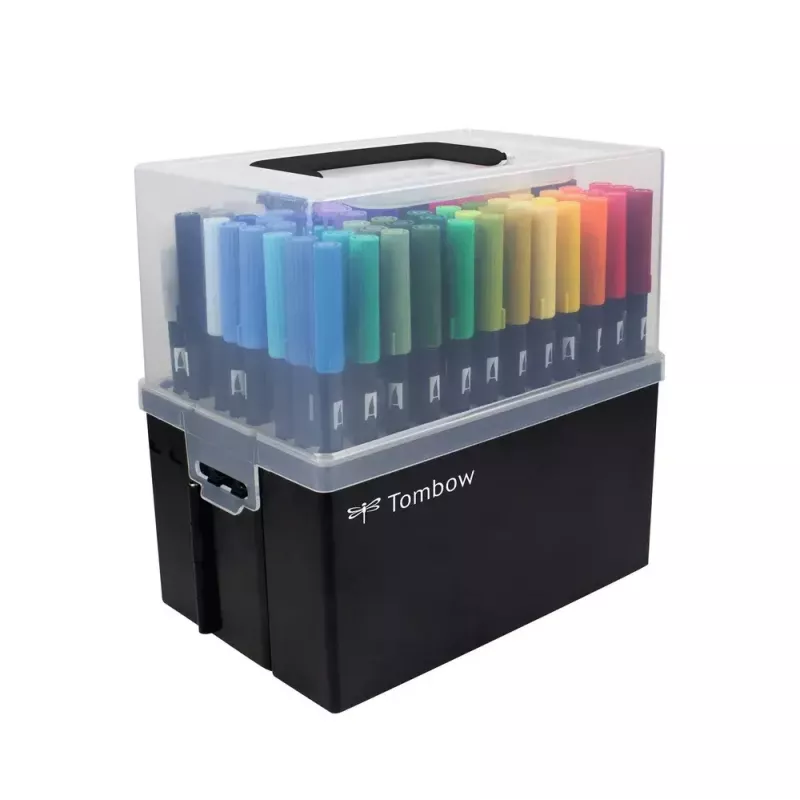 Marker Tombow ABT-108C 107 ks štetček a jemný hrot viacfarebný