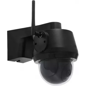 IP dómová bezpečnostná kamera ABUS PPIC52520B vonkajšia káblová & bezdrôtová 4K 3840x2160 8MP 4 mm 1/2.8 palca CMOS nástenná montáž čierna
