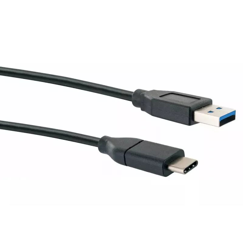 USB kábel Schwaiger CK 3141 USB 3.2 Gen 1 1m USB A USB C čierny