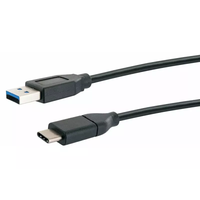 USB kábel Schwaiger CK 3141 USB 3.2 Gen 1 1m USB A USB C čierny