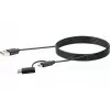 Schwaiger USB kábel CK 3112 USB 2.0 1m USB A Micro-USB B čierny