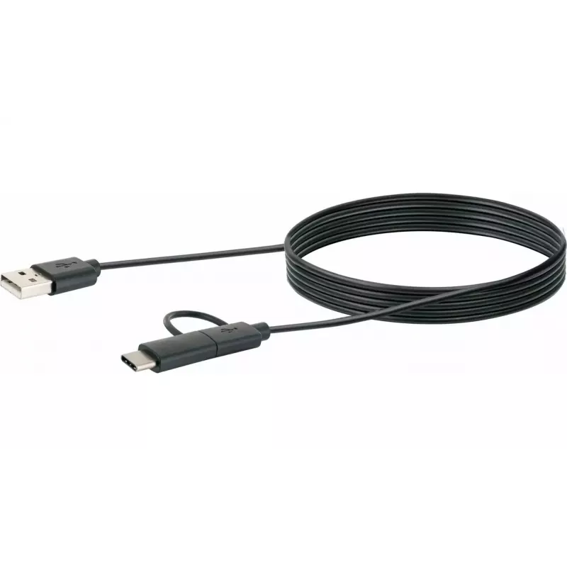 Schwaiger USB kábel CK 3112 USB 2.0 1m USB A Micro-USB B čierny