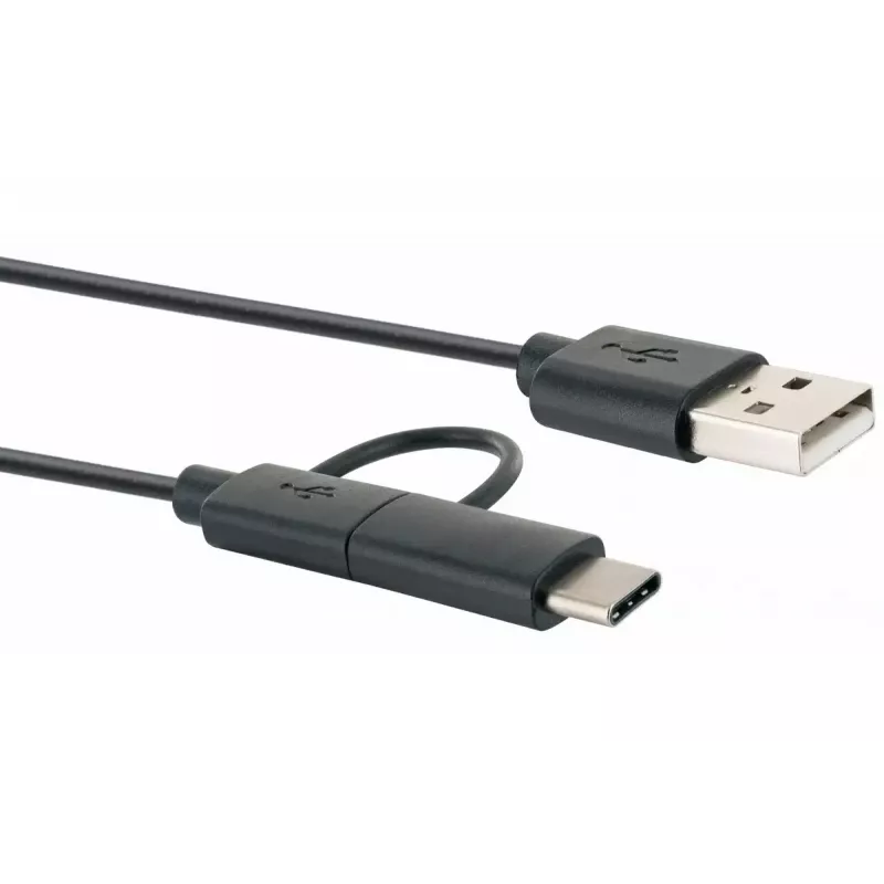 Schwaiger USB kábel CK 3112 USB 2.0 1m USB A Micro-USB B čierny