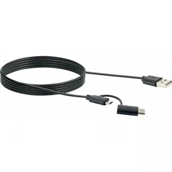 Schwaiger USB kábel CK 3112 USB 2.0 1m USB A Micro-USB B čierny