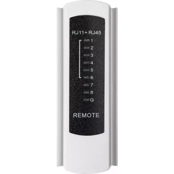Tester sieťových káblov Schwaiger NWM1 531 RJ-11 RJ-45 čierny biely