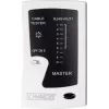 Tester sieťových káblov Schwaiger NWM1 531 RJ-11 RJ-45 čierny biely
