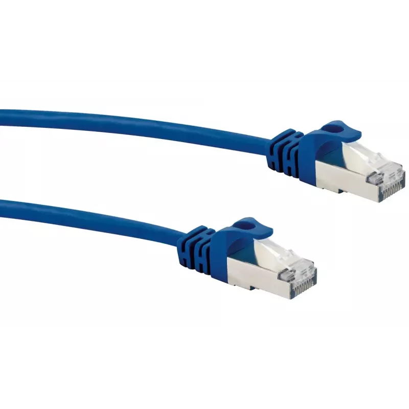 Sieťový kábel Schwaiger CKO8050 531 RJ-45 Cat8 5 m modrý