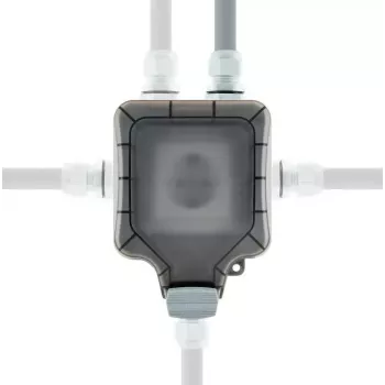 Zásuvka Schwaiger SOAD0100 sivá IP66 230V 16A